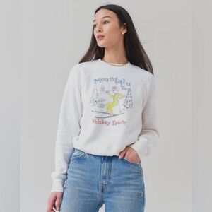 Re/Done Women’s Classic Raglan Crewneck